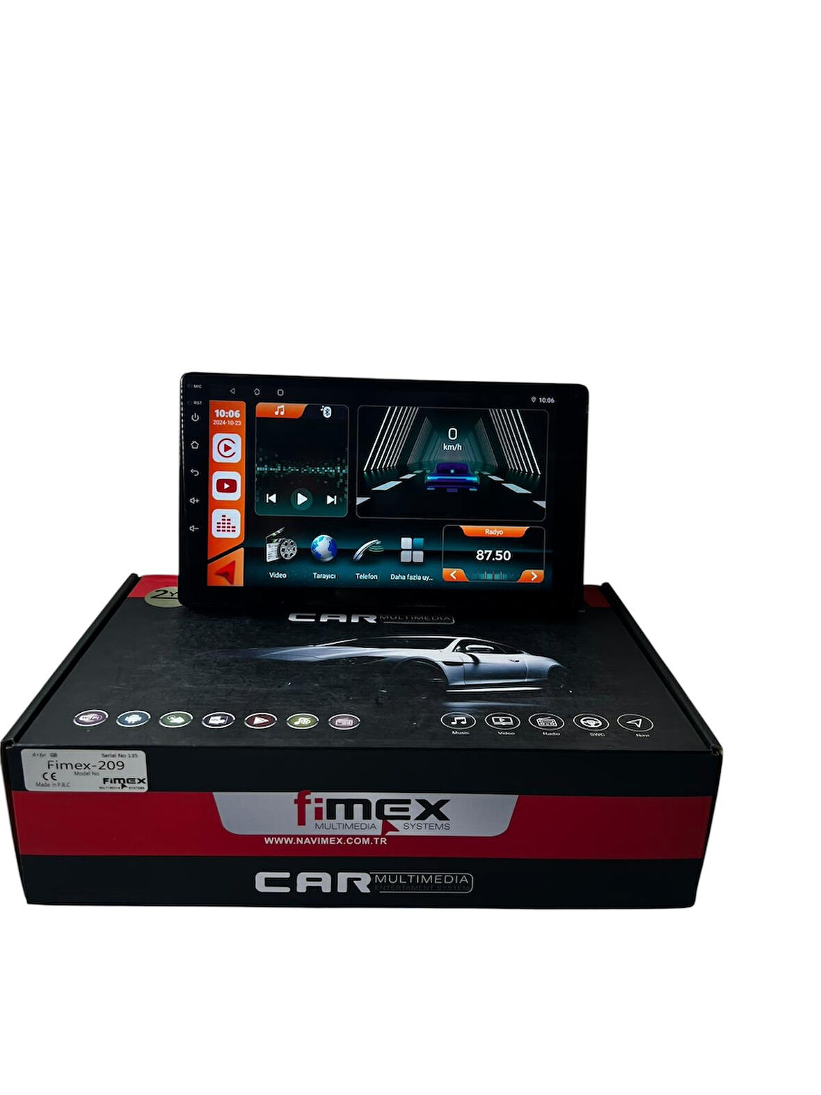 Toyota Corolla 2017-2018 FİMEX 4-64 (FANLI) DSPLİ PRO OEM MULTİMEDİA