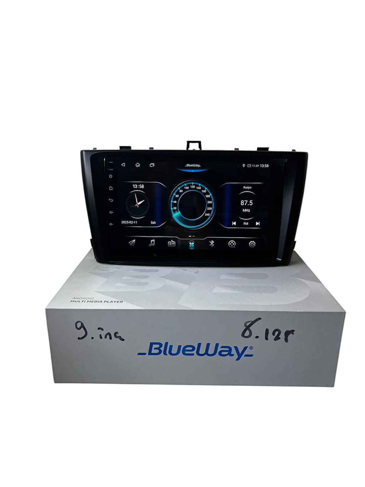 Toyota Avensis 2009-2015 Siyah BLUEWAY 8-128 TAM PROFESYONEL OEM MULTİMEDİA