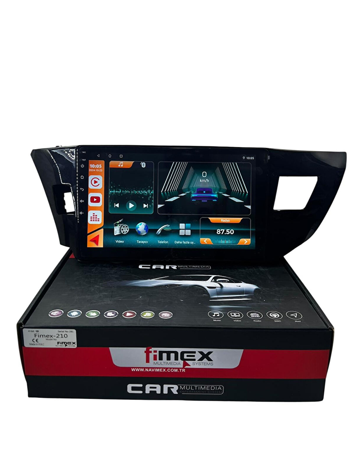 Toyota Corolla 2013-2015 FİMEX 4-64 (FANLI) DSPLİ PRO OEM MULTİMEDİA