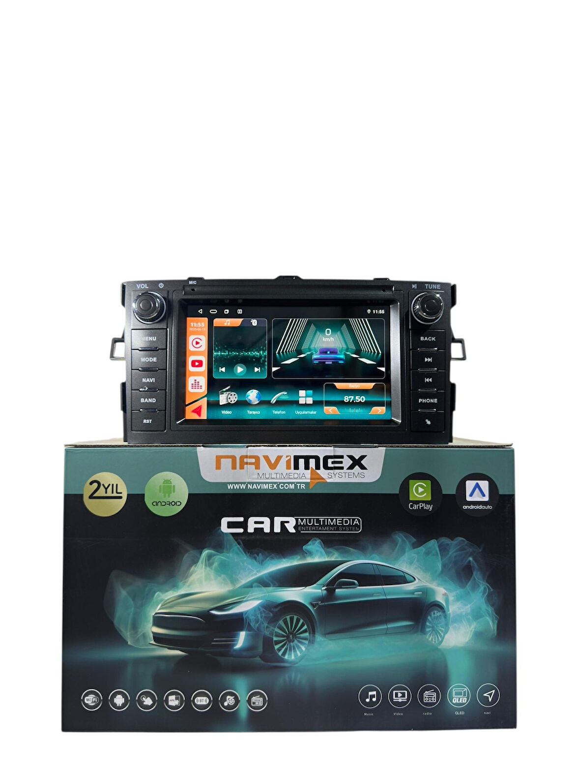 TOYOTA AURİS 2008-2011 NAVİMEX 4-64 (FANLI) PROFESYONEL TAM OEM