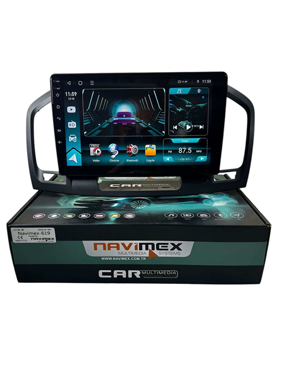 Opel İnsignia 2009-2013 NAVİMEX 6-128 (FANLI) PROFESYONEL OEM MULTİMEDİA