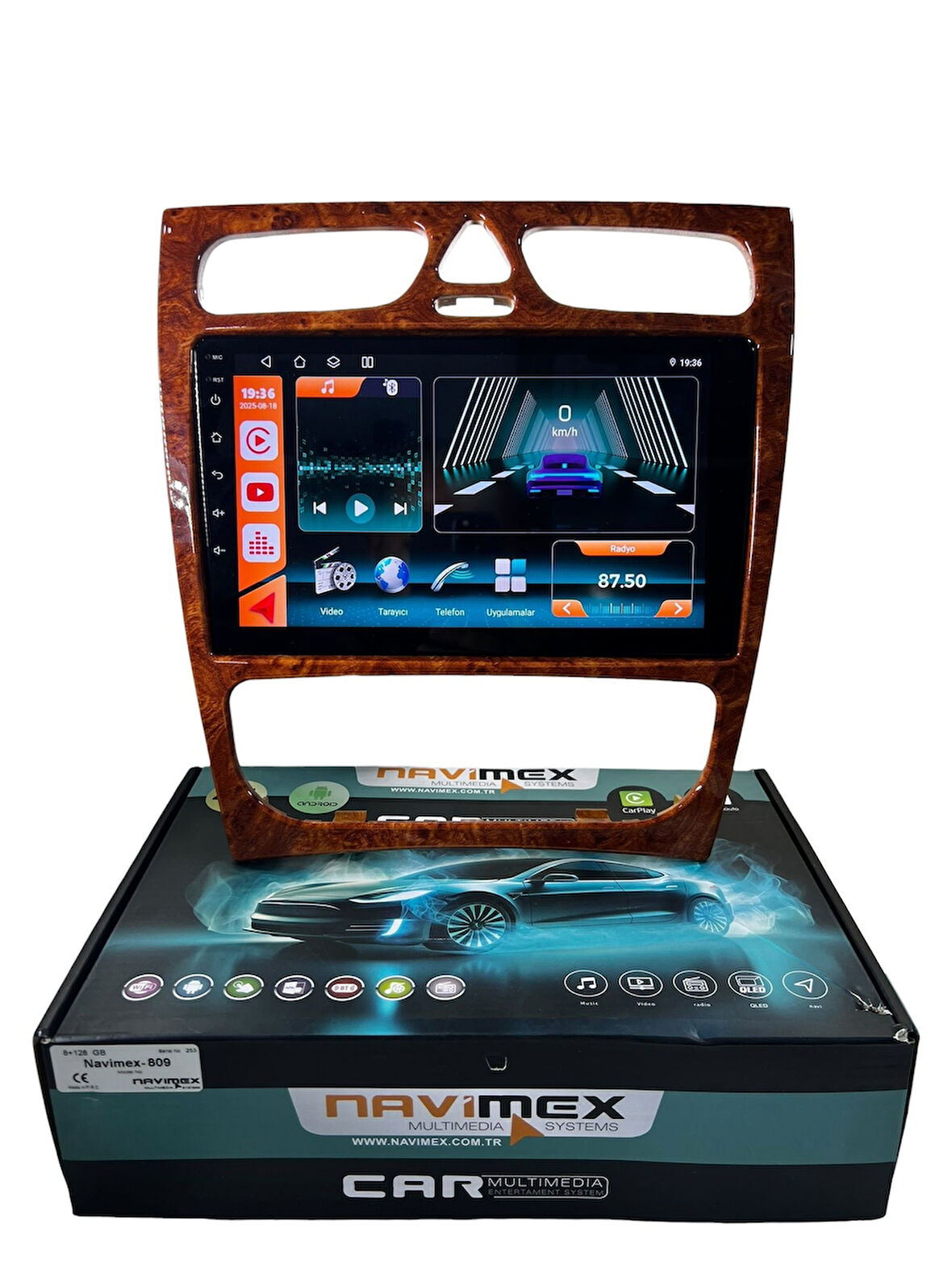 Mercedes C Class 2002-2004 NAVİMEX 8-128 (FANLI) PROFESYONEL OEM MULTİMEDİA