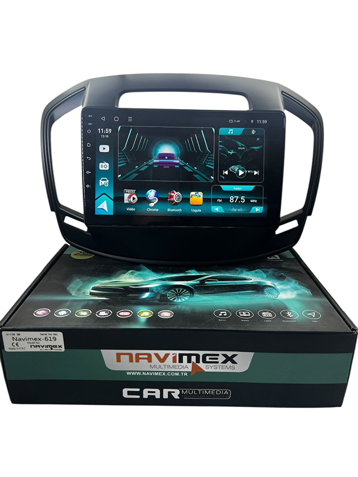 Opel İnsignia Yeni NAVİMEX 6-128 (FANLI) PROFESYONEL OEM MULTİMEDİA