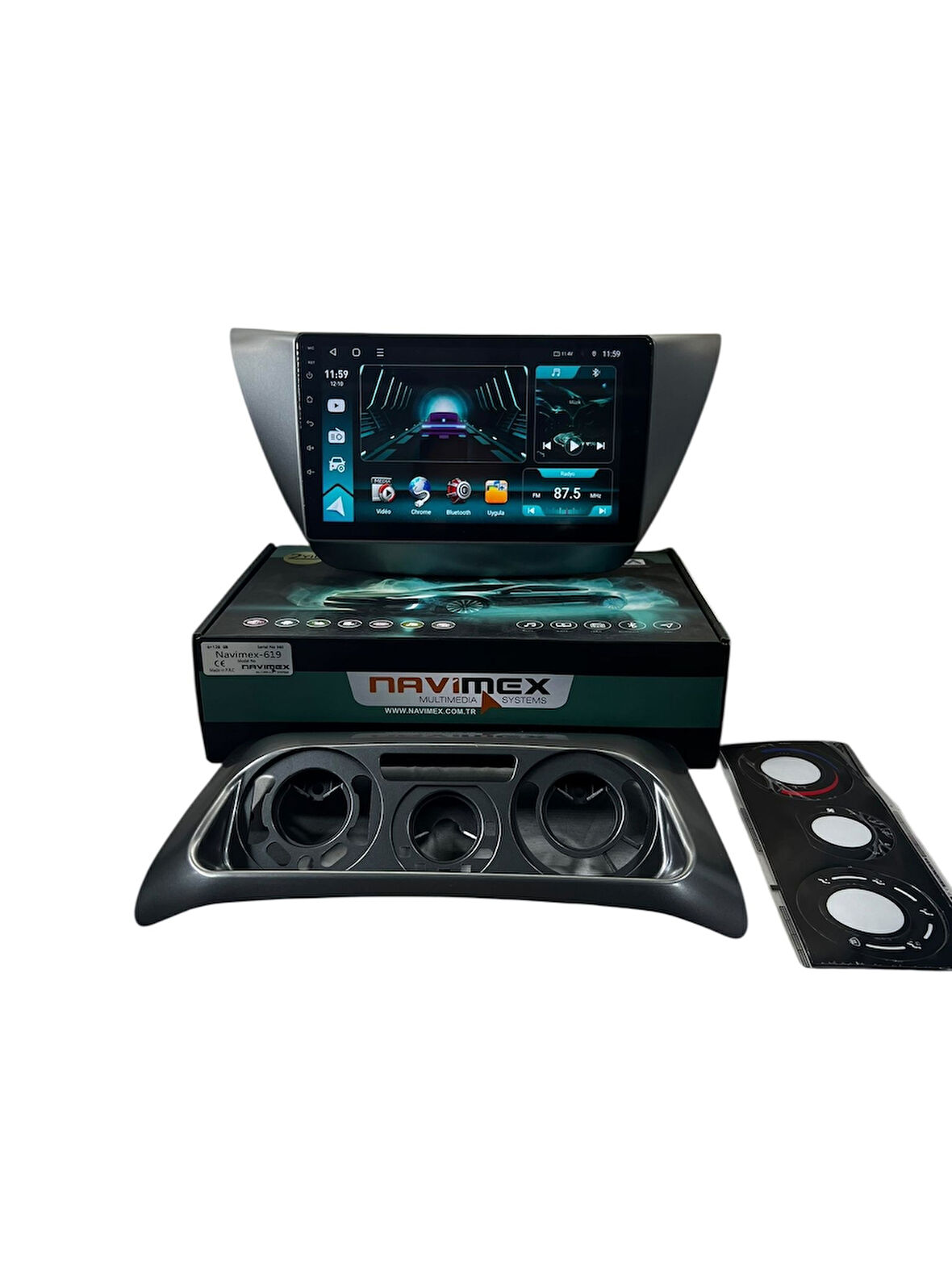 Mitsubishi Lancer 2004-2008 NAVİMEX 6-128 (FANLI) PROFESYONEL OEM MULTİMEDİA