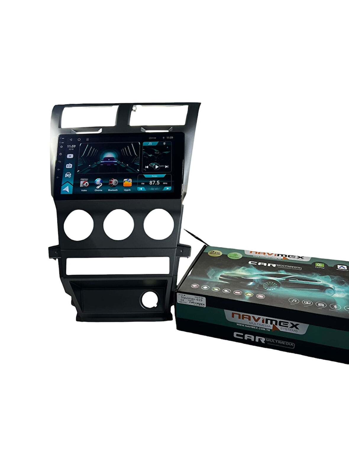 Dodge Avenger 2007-2009 NAVİMEX 6-128 (FANLI) PROFESYONEL OEM MULTİMEDİA