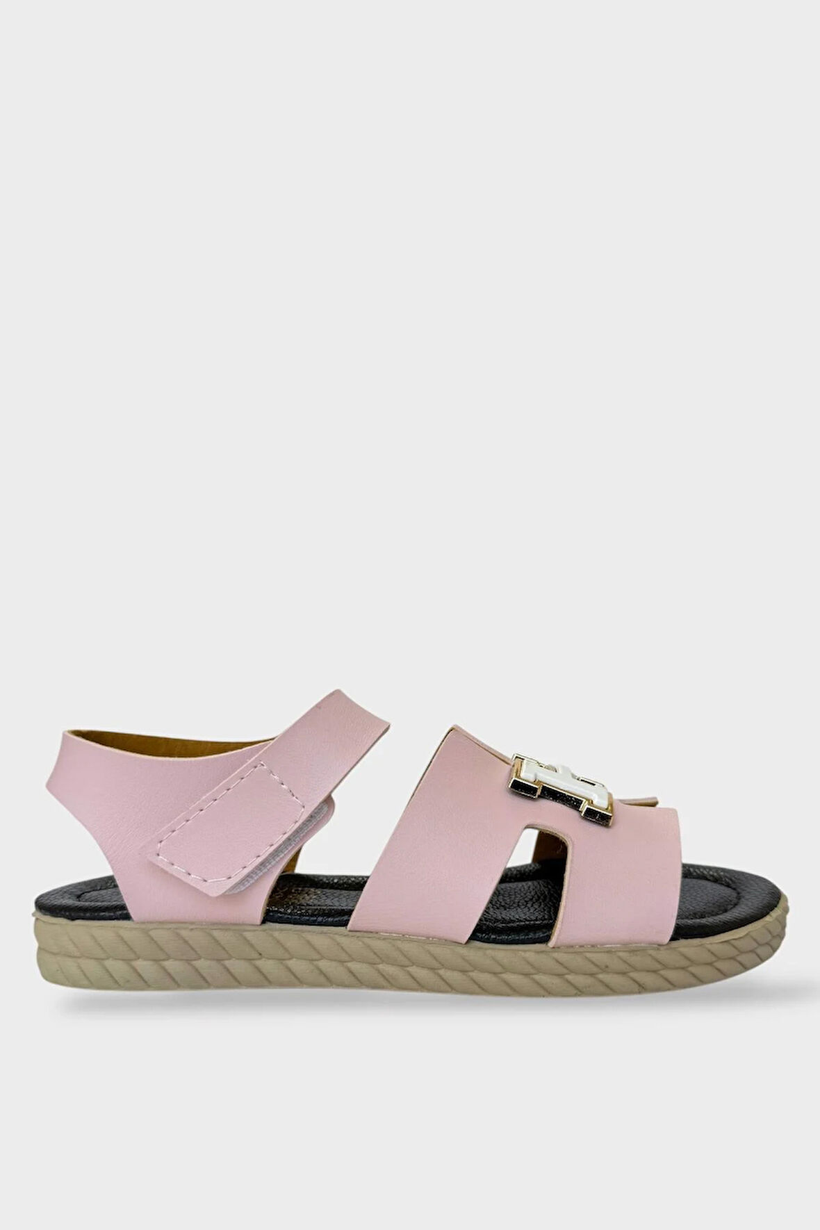 Kadın Önü ve Arkası Açık Yazlık Sandalet PUDRA
