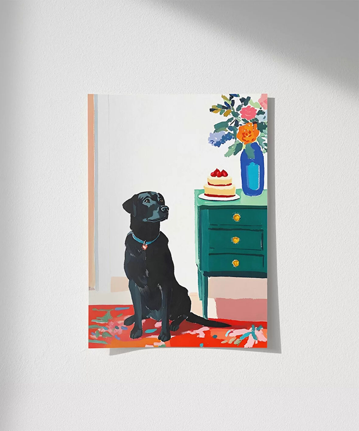 Çerçevesiz Poster Tatlıya Göz Kırpmak