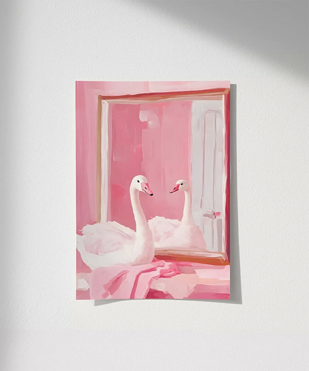 Çerçevesiz Poster Zarif Yansımalar