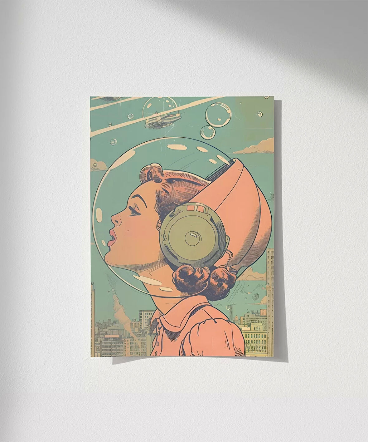 Çerçevesiz Poster Uzay Kadınları