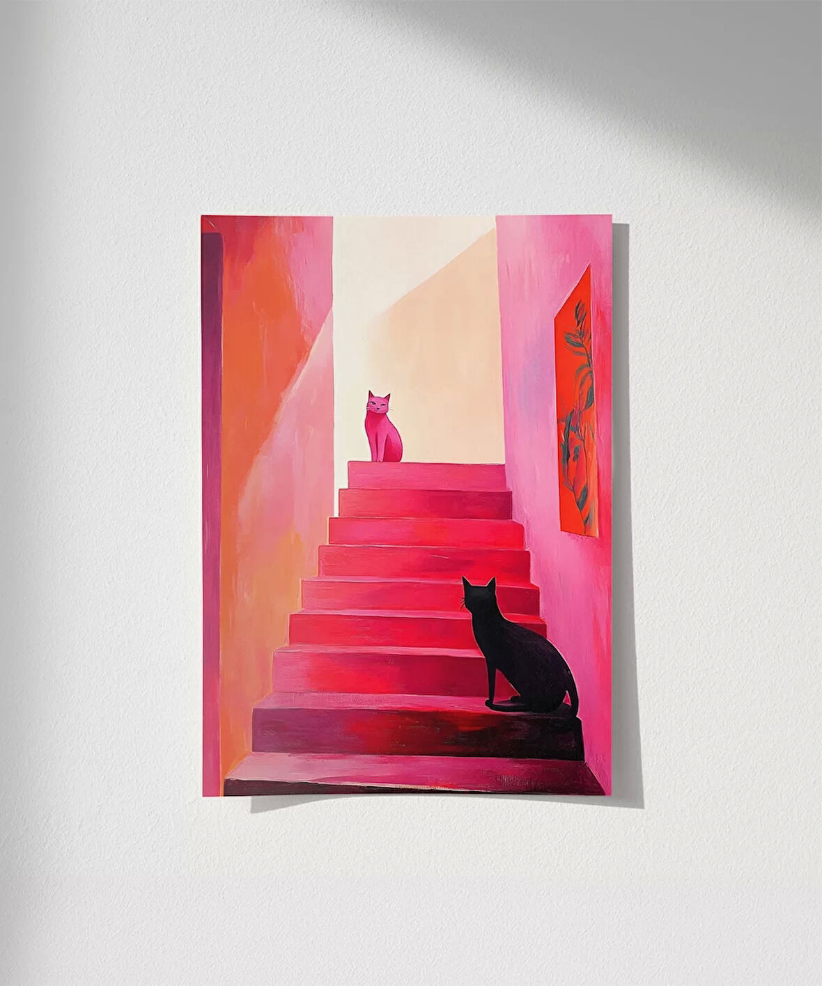 Çerçevesiz Poster Işığa Doğru
