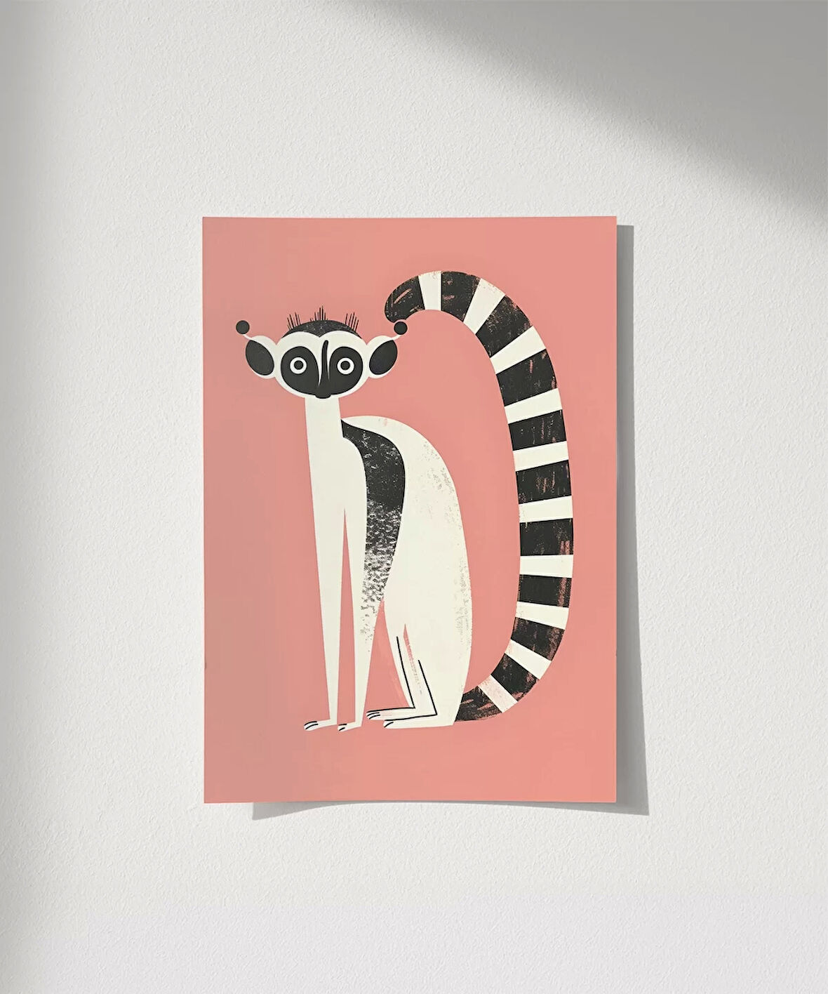 Çerçevesiz Poster Lemur Günlükleri