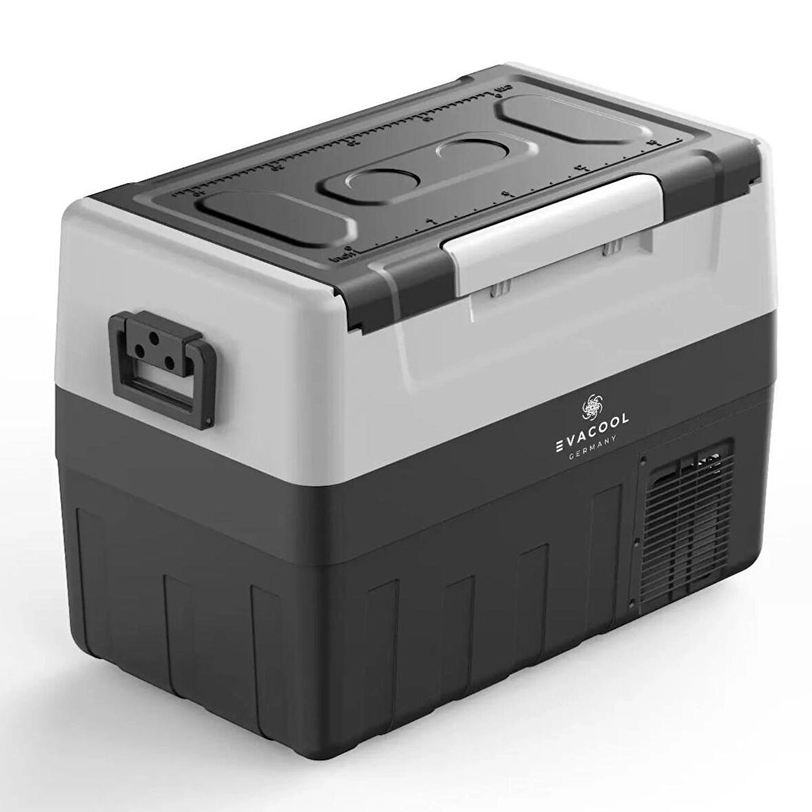 Evacool EVA45AT 12/24V 45 Litre Tek Kapak Çift Ekran Kompresörlü Oto Buzdolabı