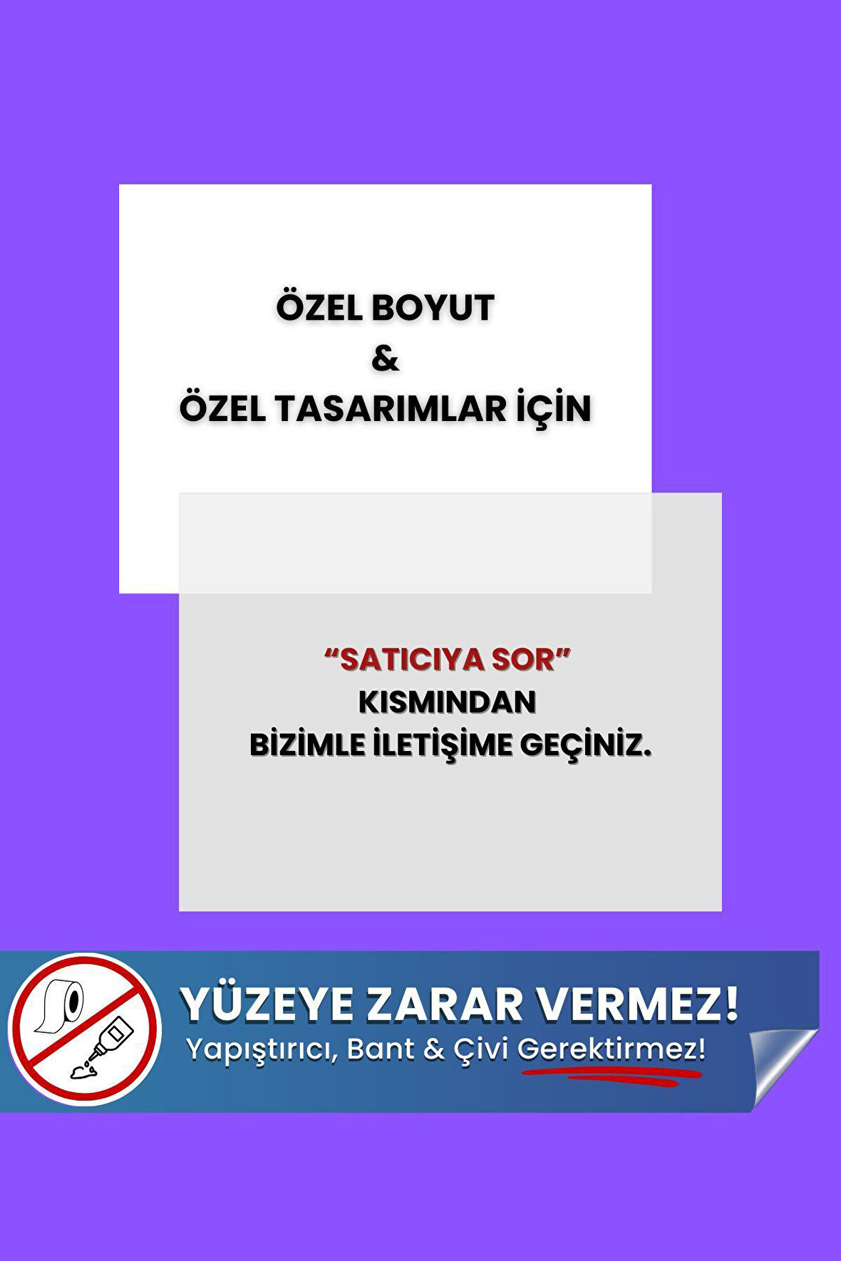 Özel Boyut ve Özel Tasarım Akıllı Kağıt, Yapışkansız Statik Tutunan Akıllı Kağıt, Yazı Tahtası