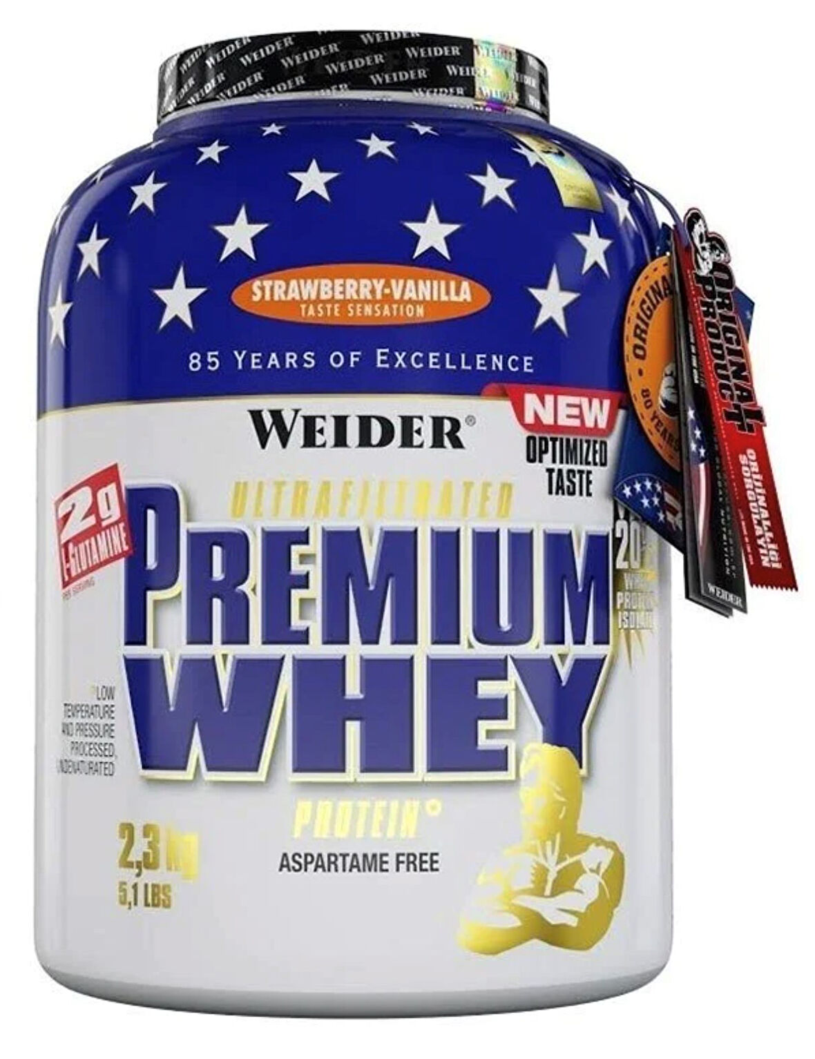 Weider Premium Whey Protein Tozu 2300 Gr - Vanilya Çilek