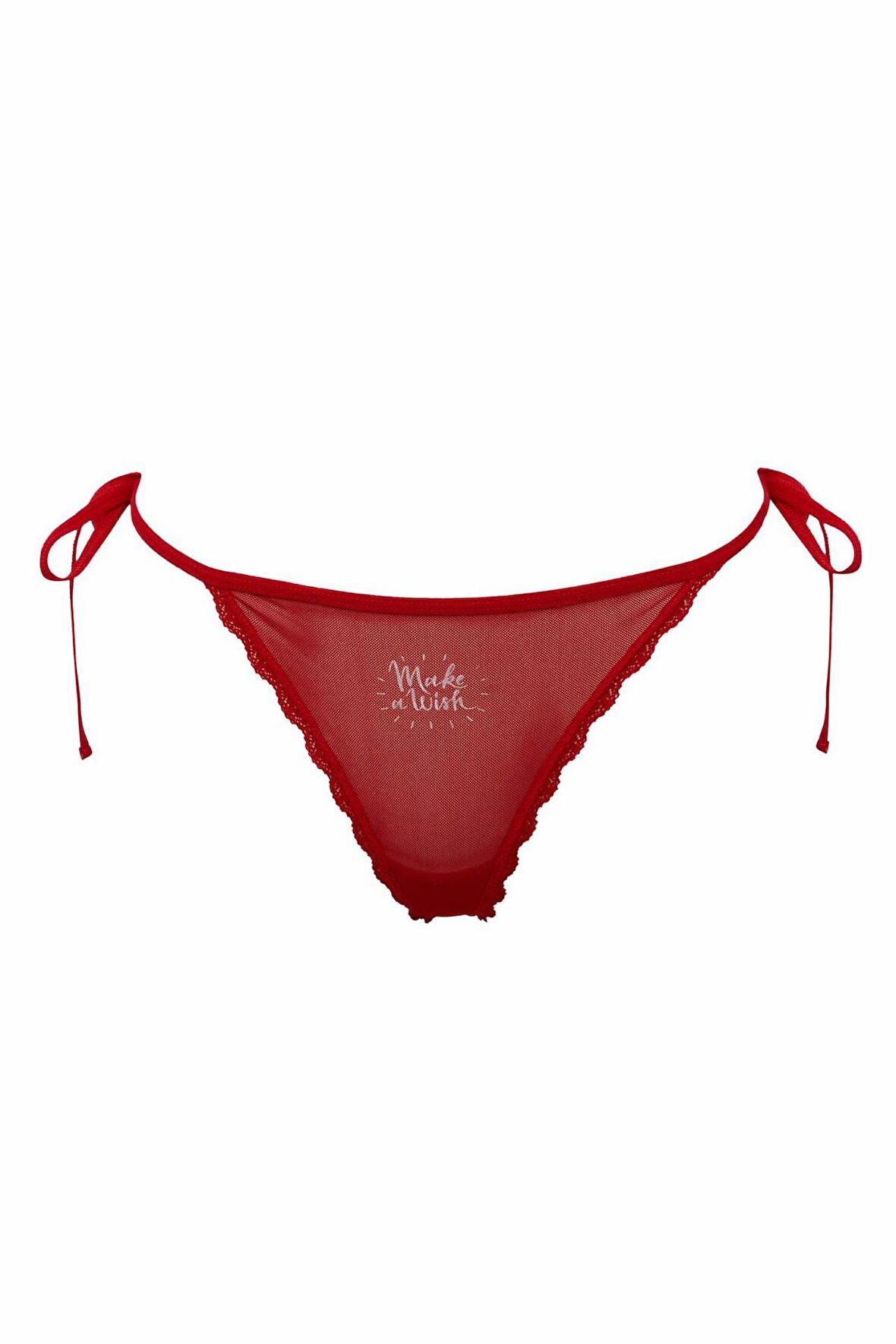 DeFacto Fall in Love Kırmızı Dantel String Slip Külot Z0995AZ24WNRD59