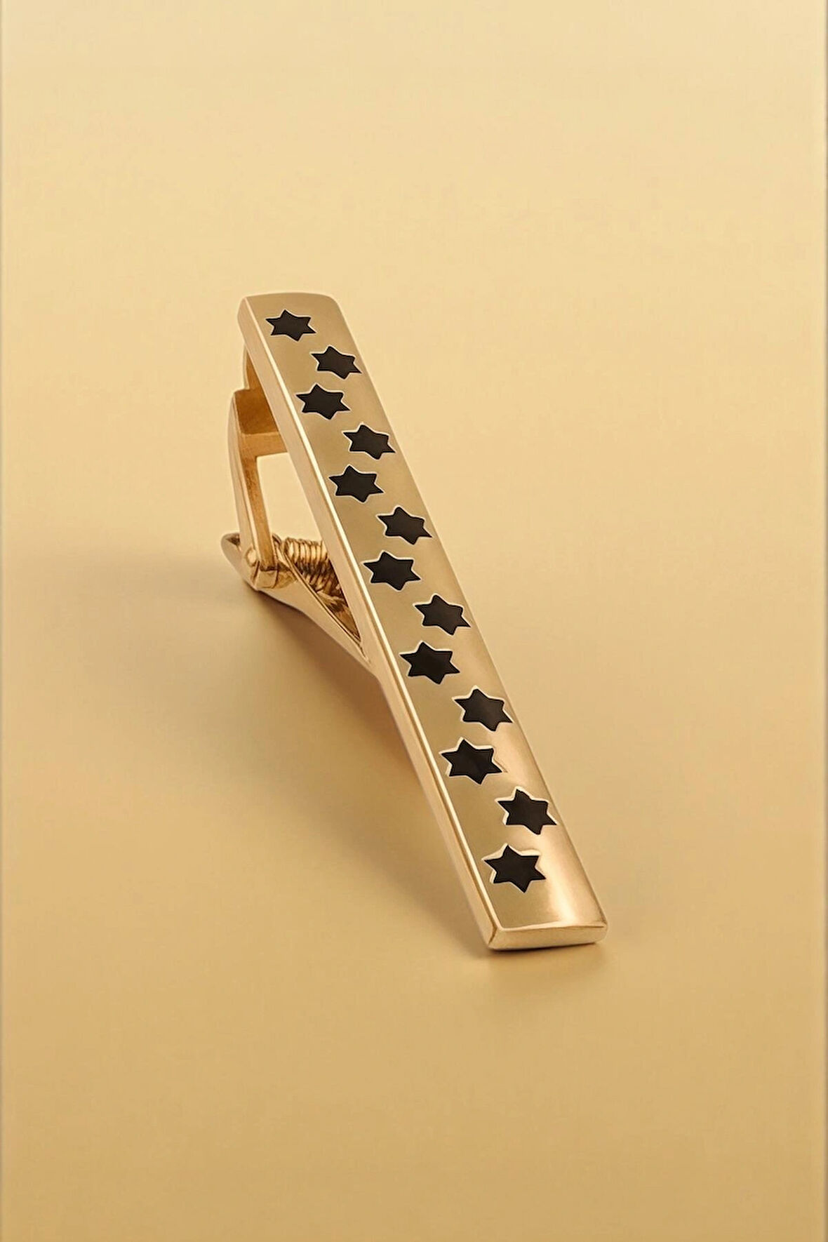 Yıldız Desen Gold Kravat İğnesi