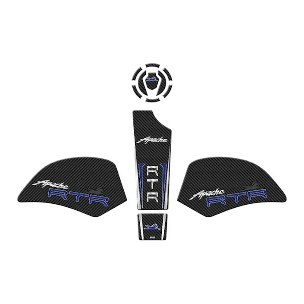 Gogo Tank Pad Set 003 Tvs Apache Rtr 200 2022-2025