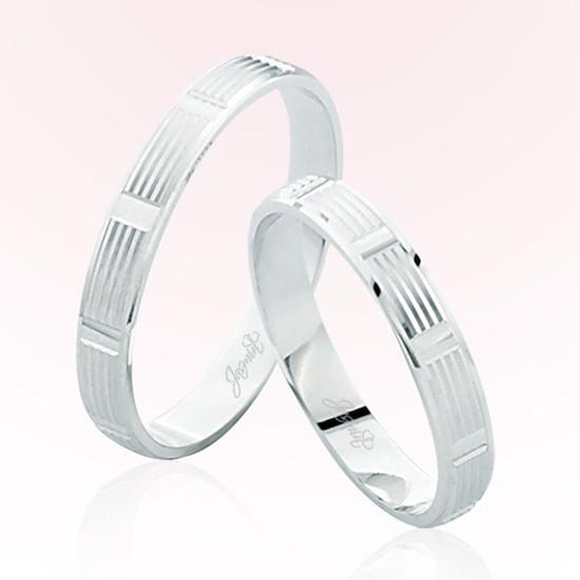 Beyaz Altın Alyans 7601