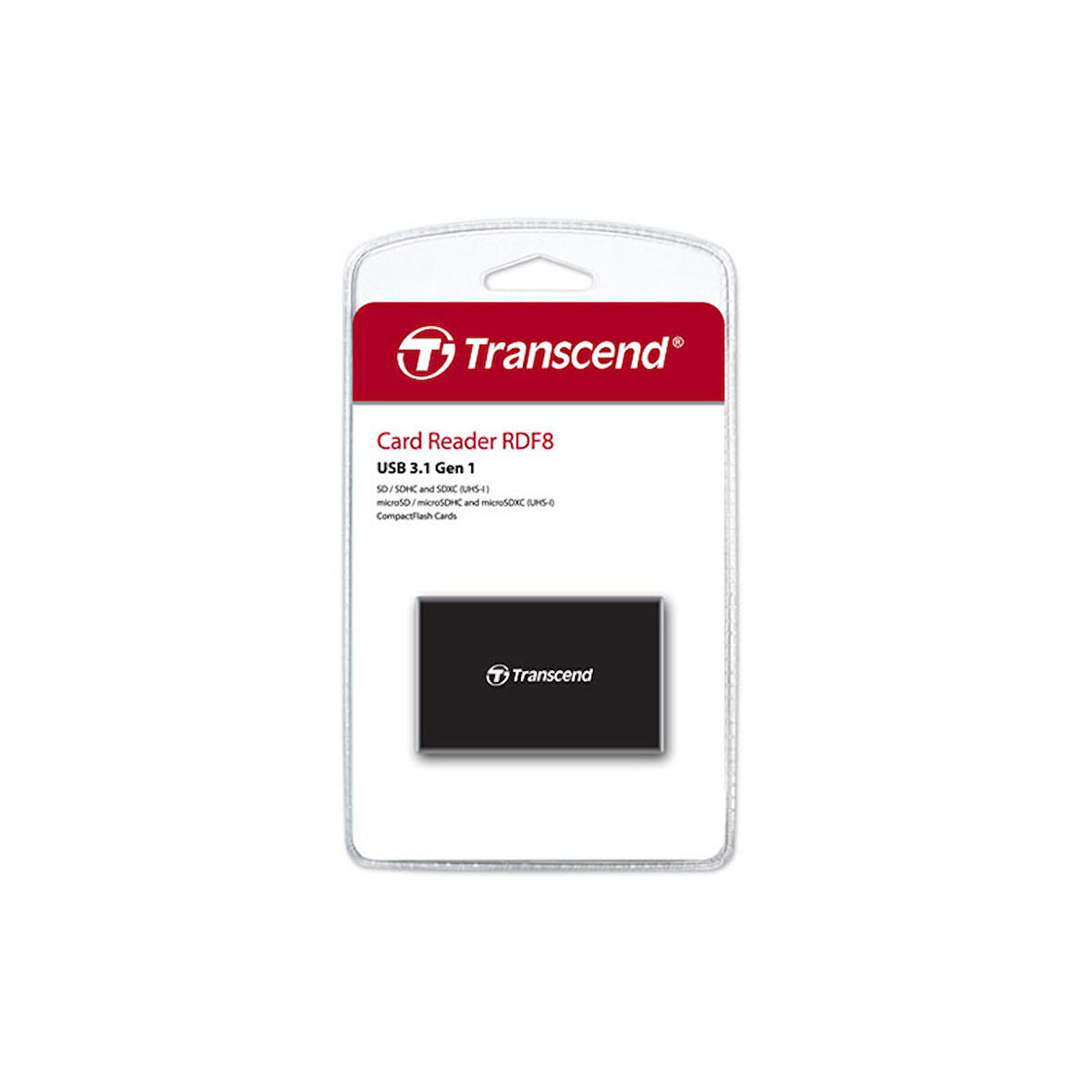 Transcend TS-RDF8K2 RDF8 USB 3.0 Siyah Kart Okuyucu