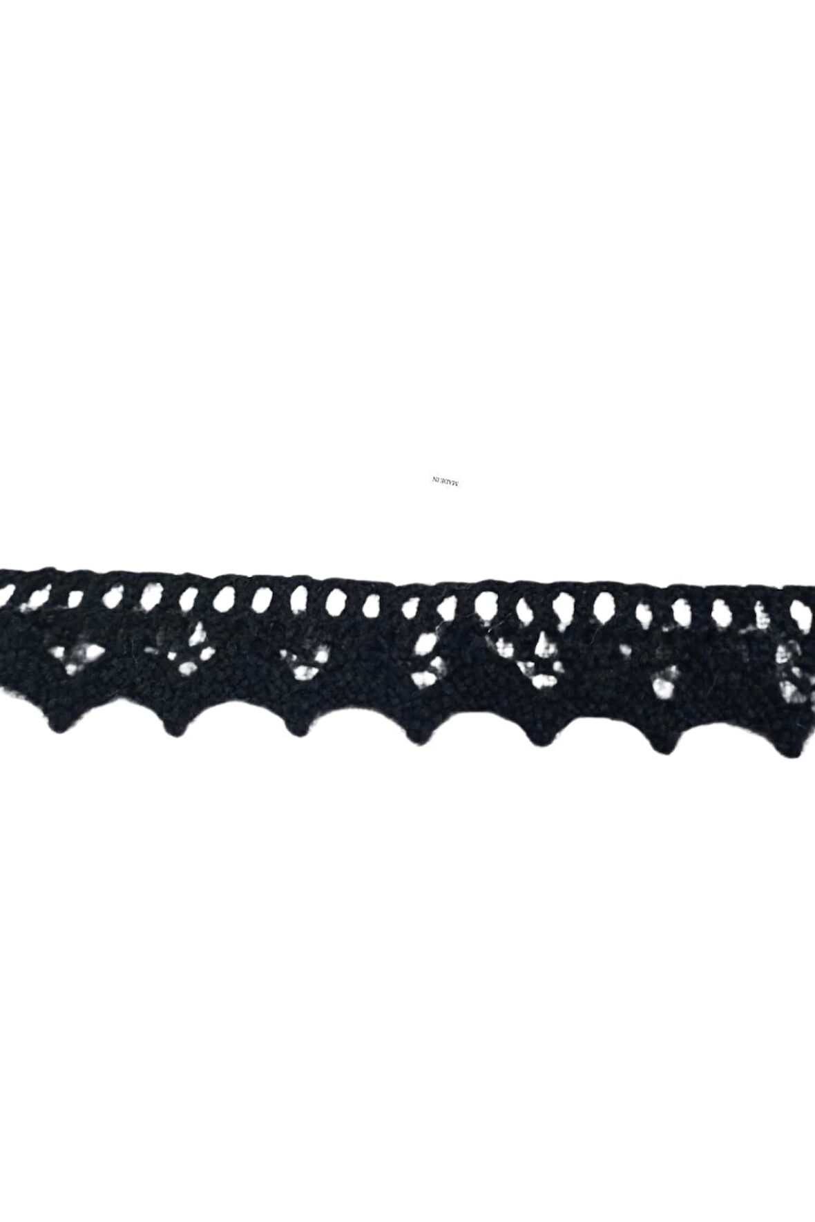 Kopanaki Dantel en 1,5 cm Siyah 5 Metre