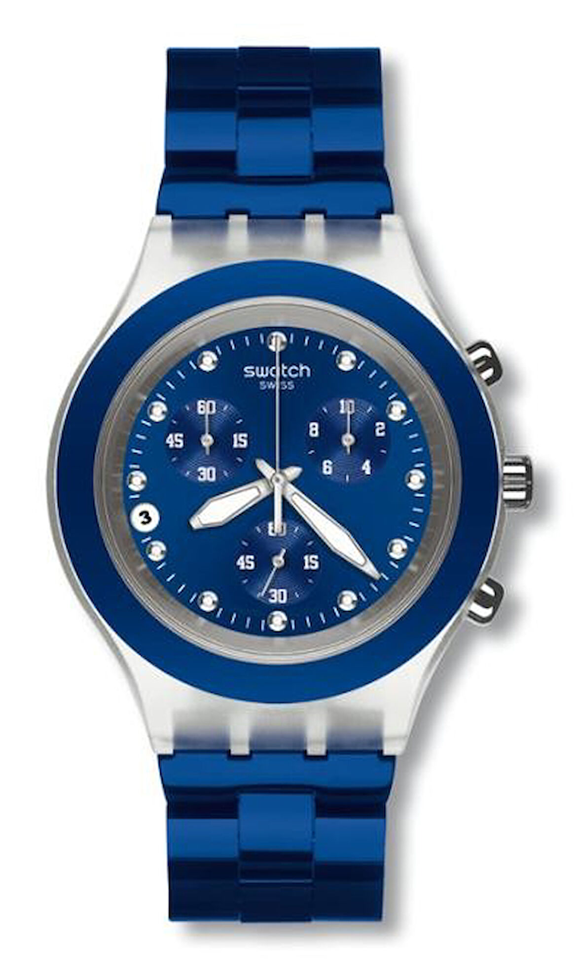 Swatch FULL BLOODED NAVY  SVCK4055AG  Kol Saati