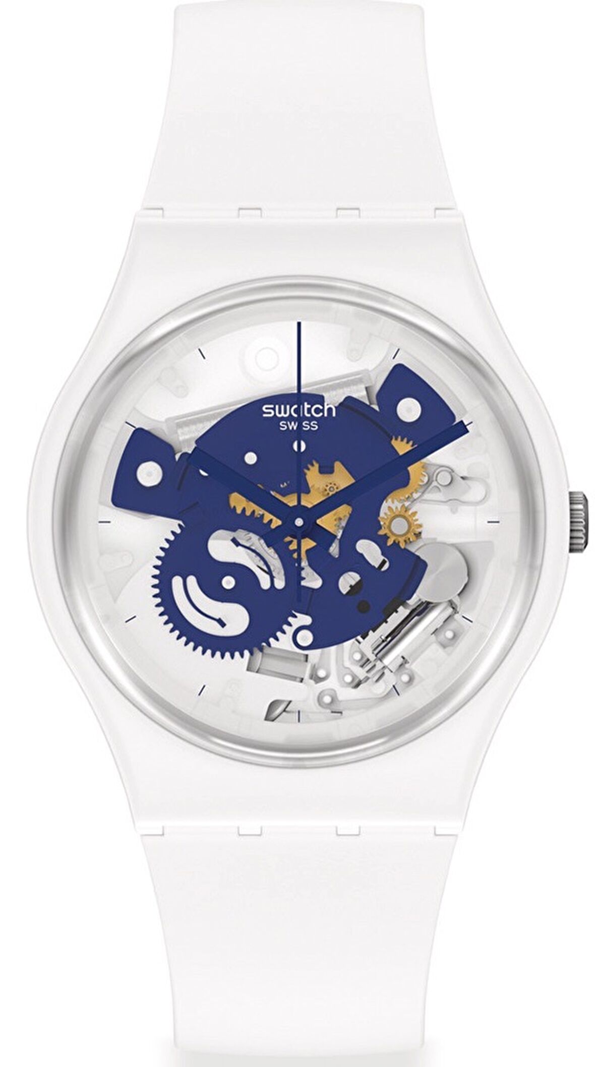 Swatch So31w103 TIME TO BLUE SMALL