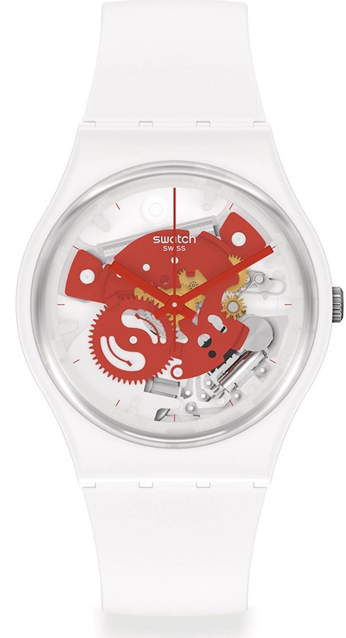 Swatch So31w104 TIME TO RED SMALL Kol Saati