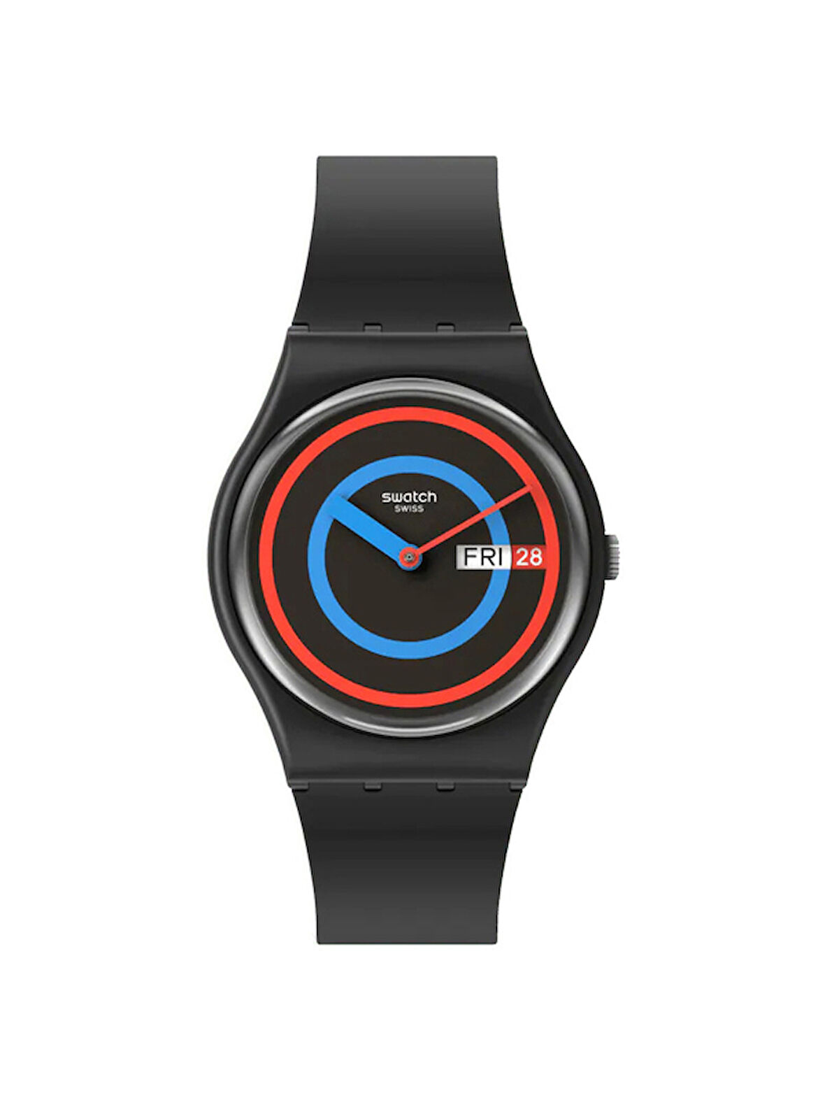 Swatch Circling Black Bayan Kol Saati SO28B706