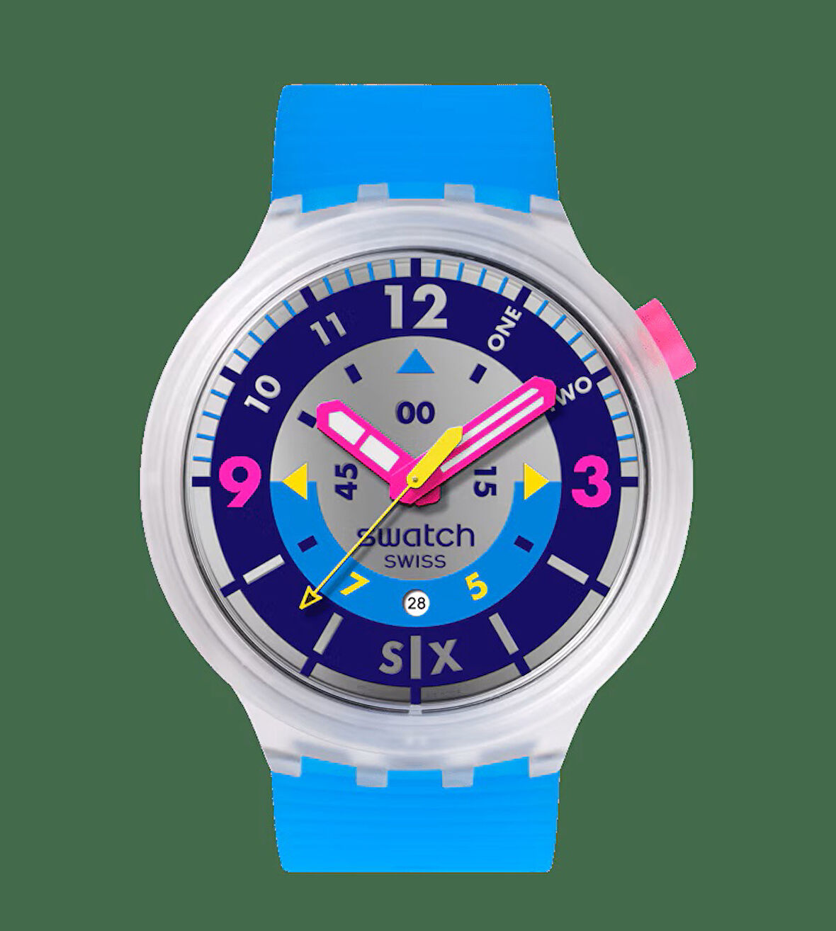 Swatch NEON HIELO SB01K400 Kol Saati