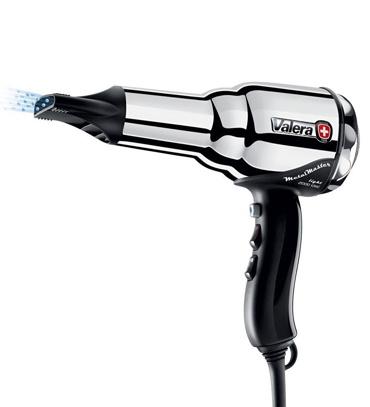 Valera Swis Metal Master 2000 W AC Motor Profesyonel Sıcak ve Soğuk İyonlu Fön Makinesi
