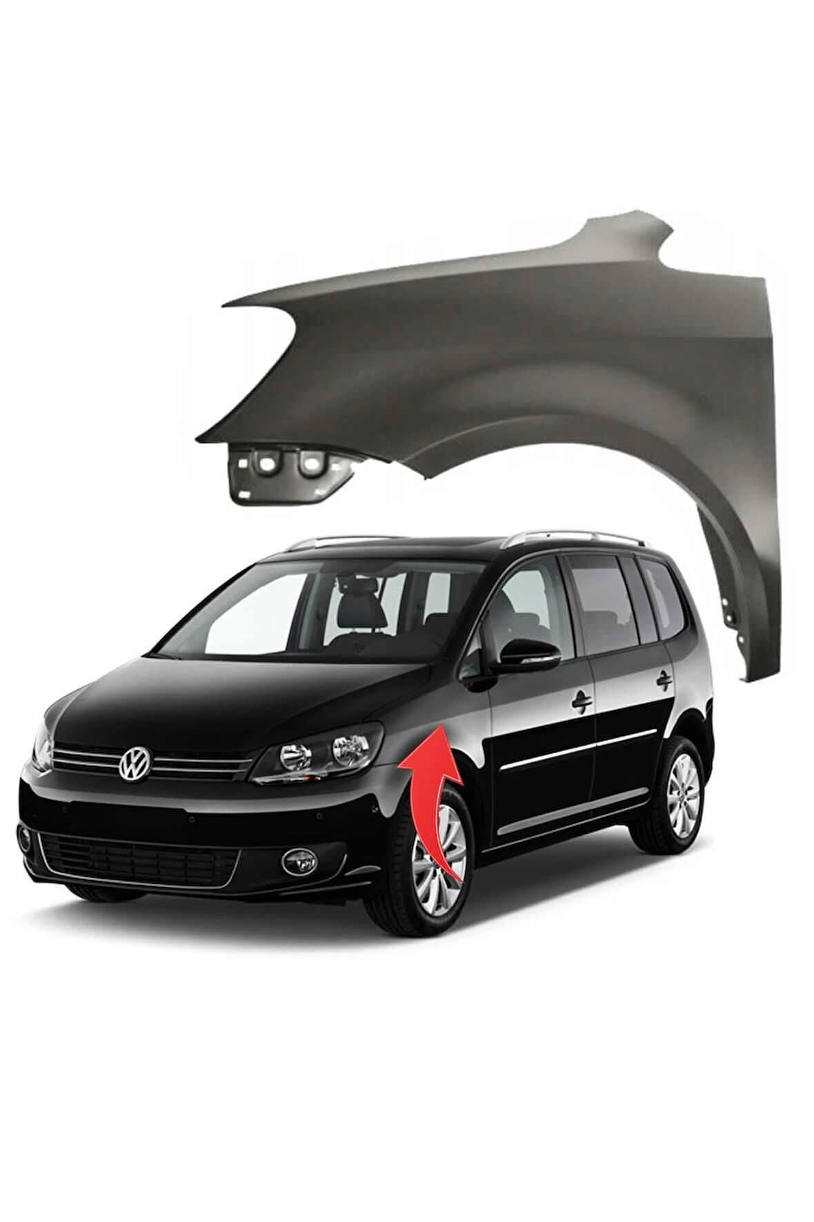Çamurluk Ön Sol (Sımyı) – 1T0821021D Wisco - Volkswagen Touran 11 Ve Sonrası Uyumlu
