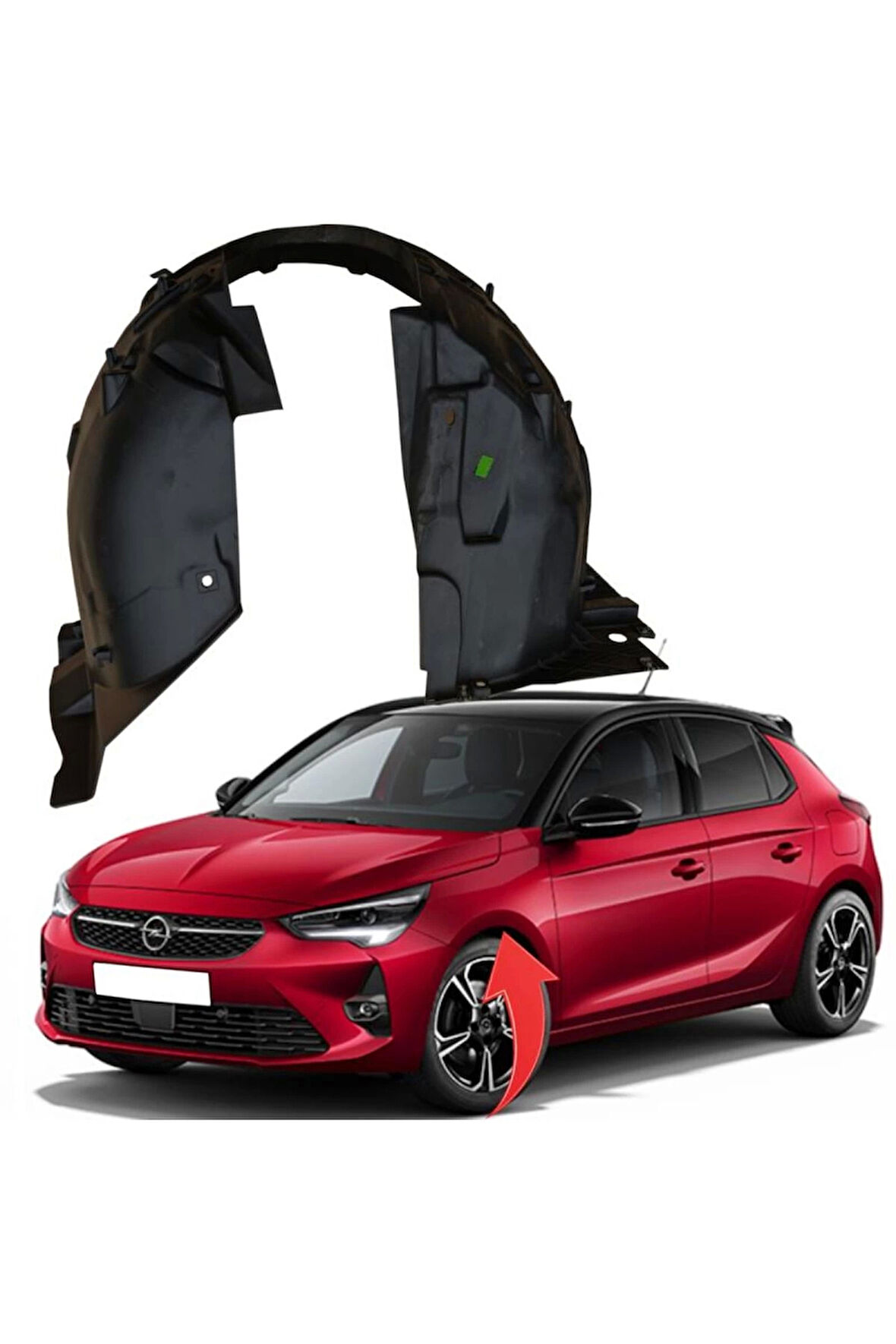Çamurluk Davlumbazı Ön Sol– 9829464780 Wisco – Opel Corsa F 2021 Ve Sonrası Uyumlu