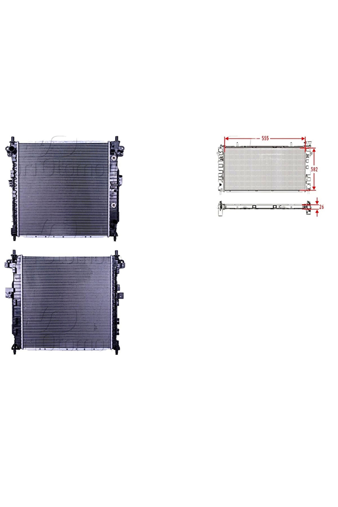 Su Radyatörü - 21310-09250 Wisco - Ssangyong Actyon. Kyron 2.0d 05&gt;. Korando Sport Uyumlu