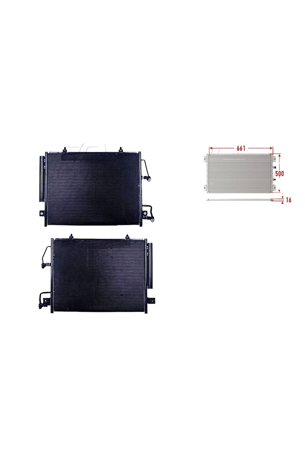 Klima Radyatörü 661x500x16 – 7812A156 Wisco - Mıtsubıshı Pajero 3.2dı-D 08 Ve Sonrası Uyumlu