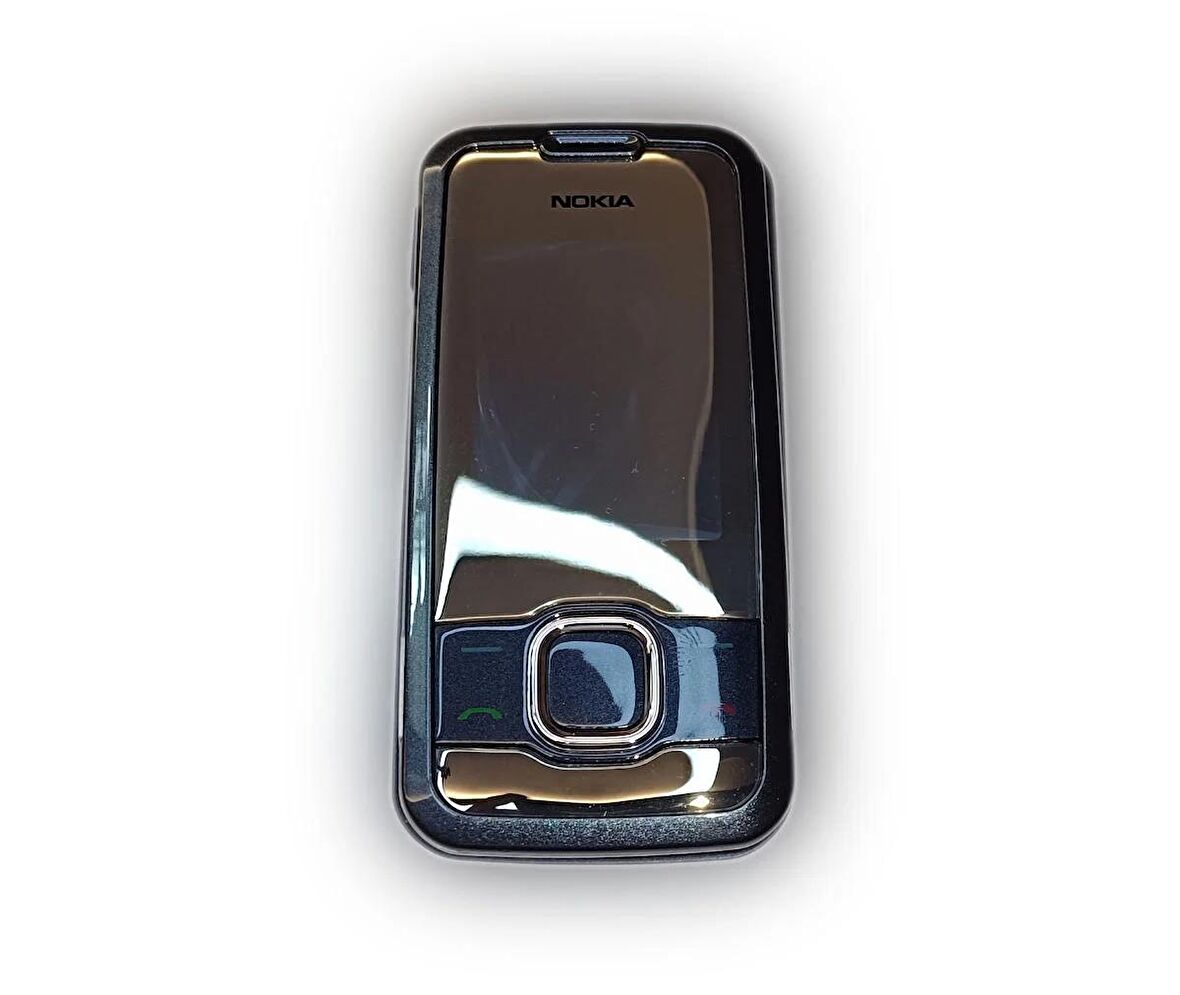 Nokia 7610S Kasa Kapak Nokia 7610S Siyah Renk Orta Kasa Ön Kapak Arka Kapak Tuş Takımı
