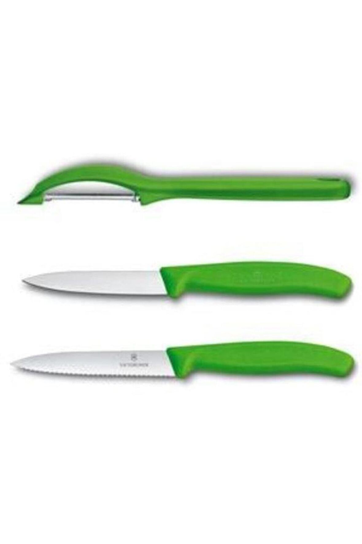VICTORINOX Yeşil Soyacak ve Soyma Bıçak Seti