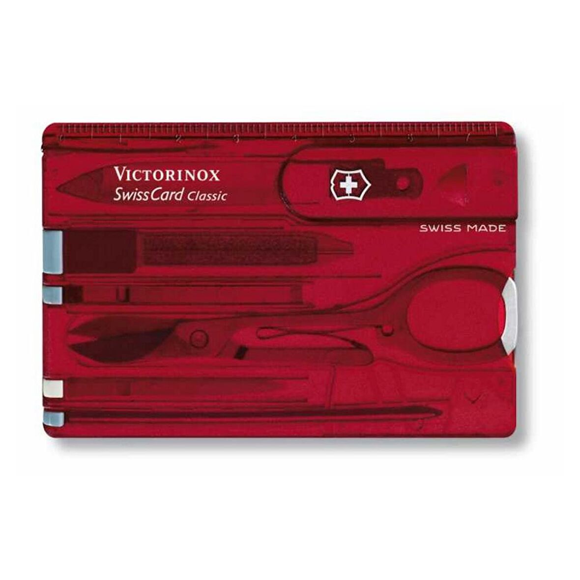 Victorinox 0.7100.TB1 SwissCard Classic Ruby