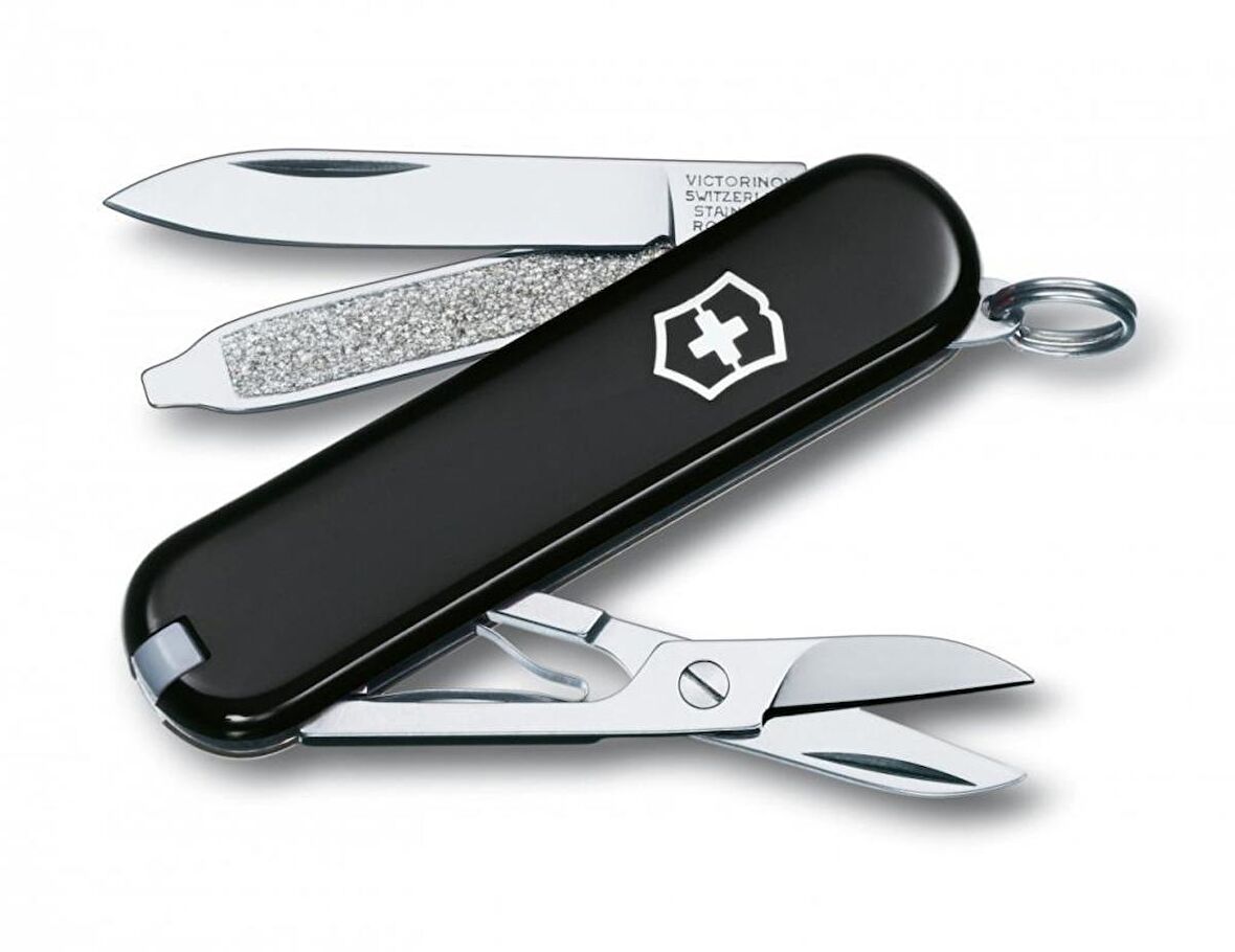Victorinox Classic 0.6223.3B1 Siyah İsviçre Çakısı 7F