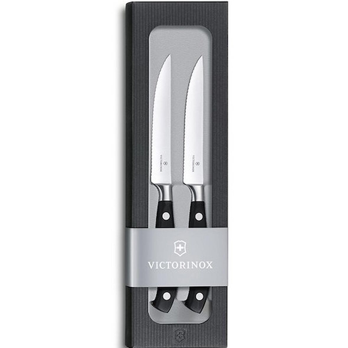 Victorinox 7.7242.2W Dilimleme Bıçağı Seti 2'li Siyah 