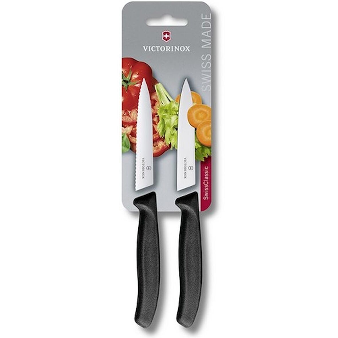 Victorinox 6.7793.B Sebze Bıçağı Seti 2'li Siyah 