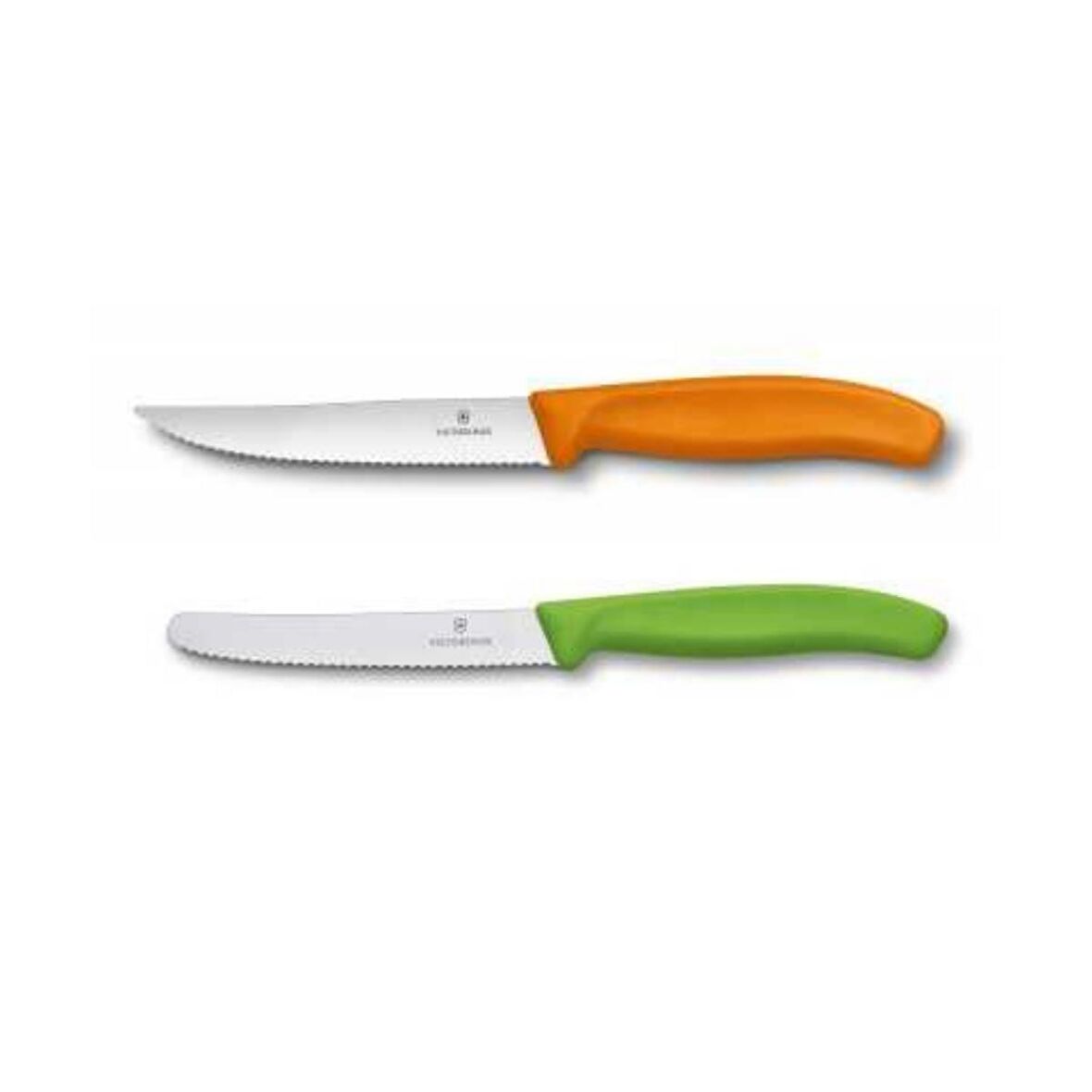 Renkli 12 cm SwissClassic Biftek Pizza Bıçağı ve 11 cm SwissClassic Sosis ve Domates Bıçağı 