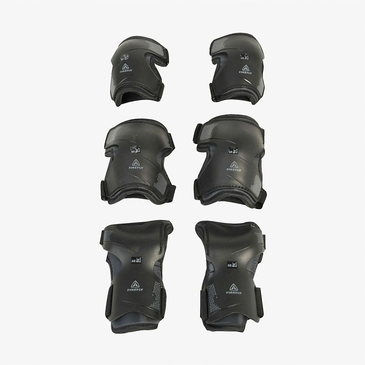 Firefly Leisureline 2.0 Çocuk Siyah Diz & Dirsek Korumalığı