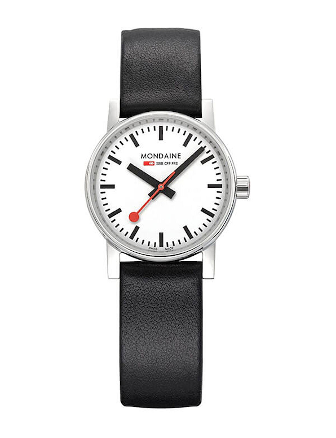 Mondaine Evo2 Black Vegan Grape Leather MSE.30110.LBV