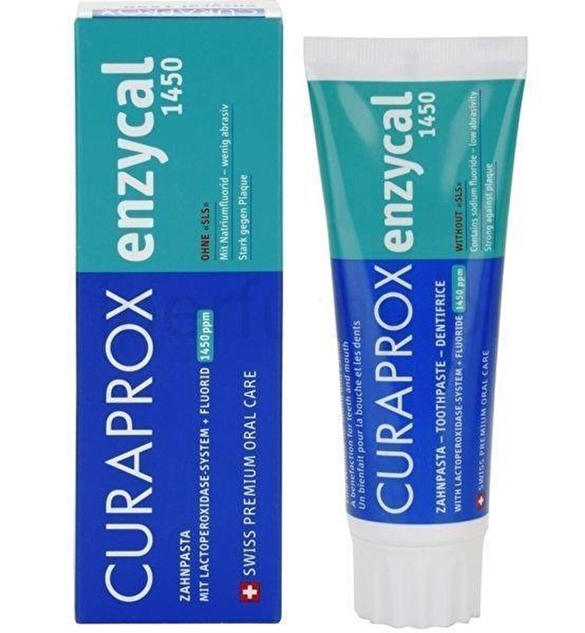 Curaprox Enzycal 1450 Çürüklere Karşı Alkolsüz Diş Macunu 75 ml 
