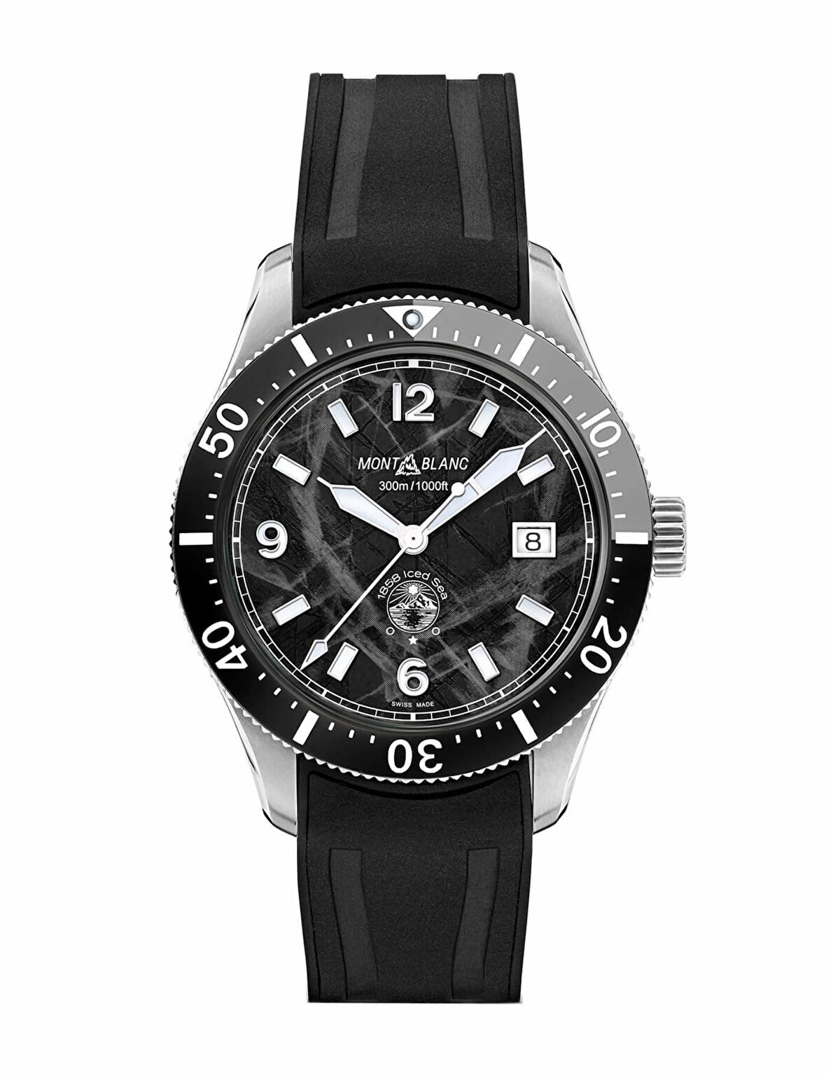 Montblanc 1858 Iced Sea Automatic Date 129372