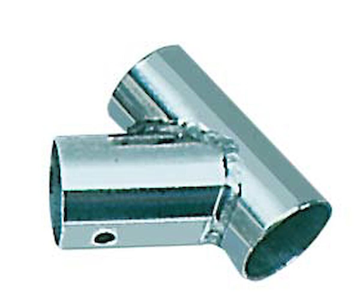Vardavela ara parçası, T 60° AISI 316 paslanmaz çelik Ø 22 mm