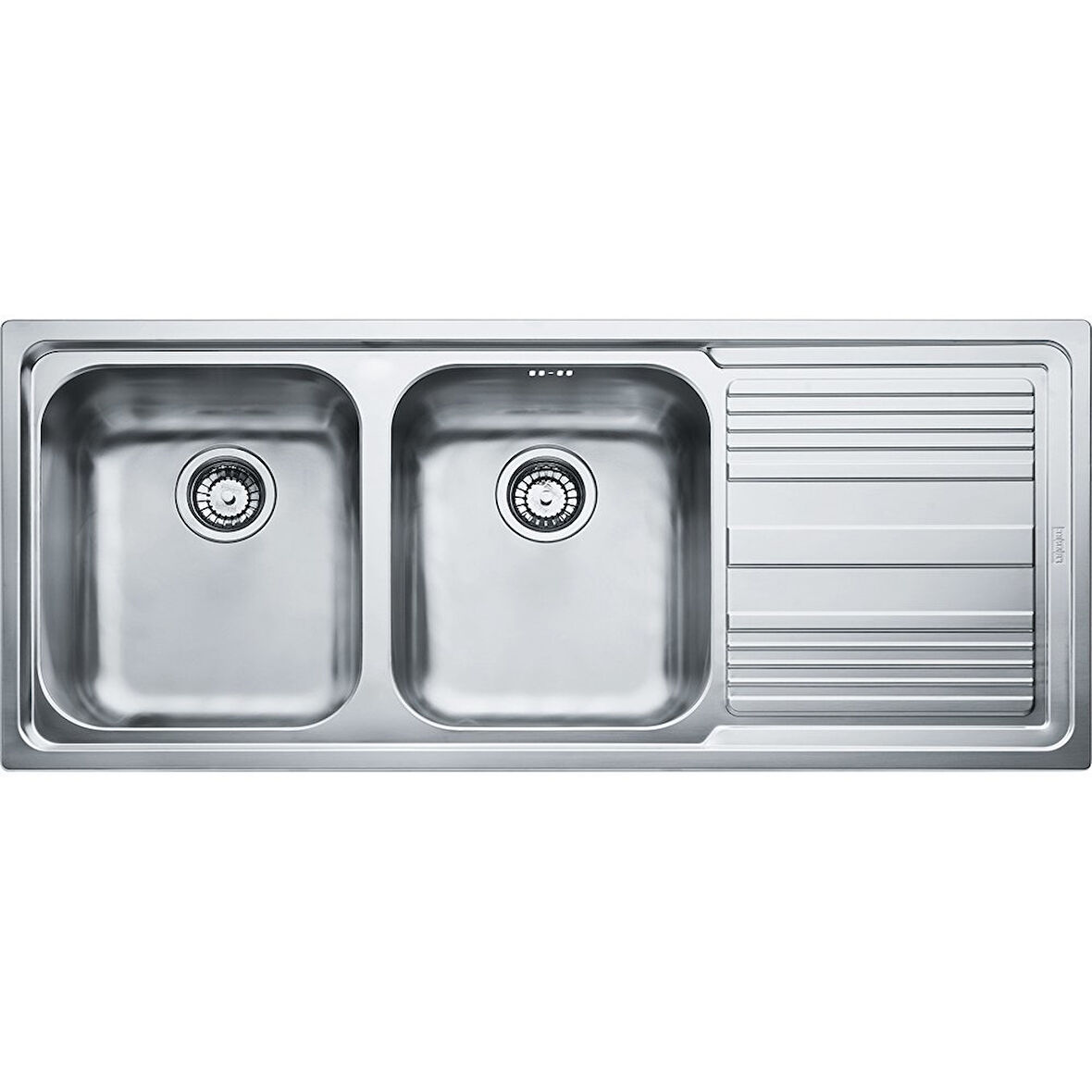 Franke Logica LINE LLX 621 Çelik Evye, 2 Gözlü, Sol Damlalıklı, İnox