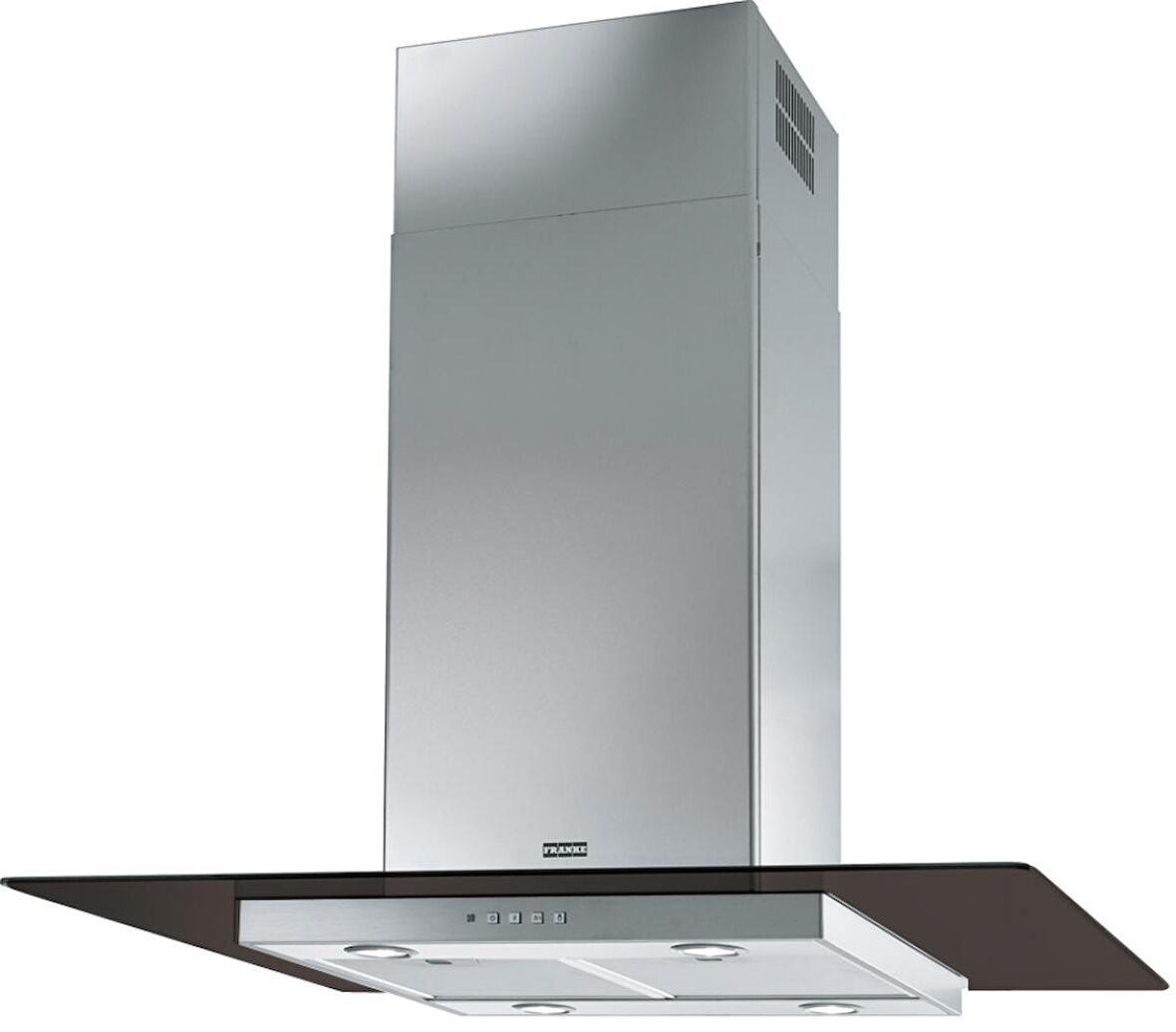 Franke Davlumbaz Glass Lınear Isola Fgl 915 I Bk / Xs Inox Ve Sıyah Cam Ada