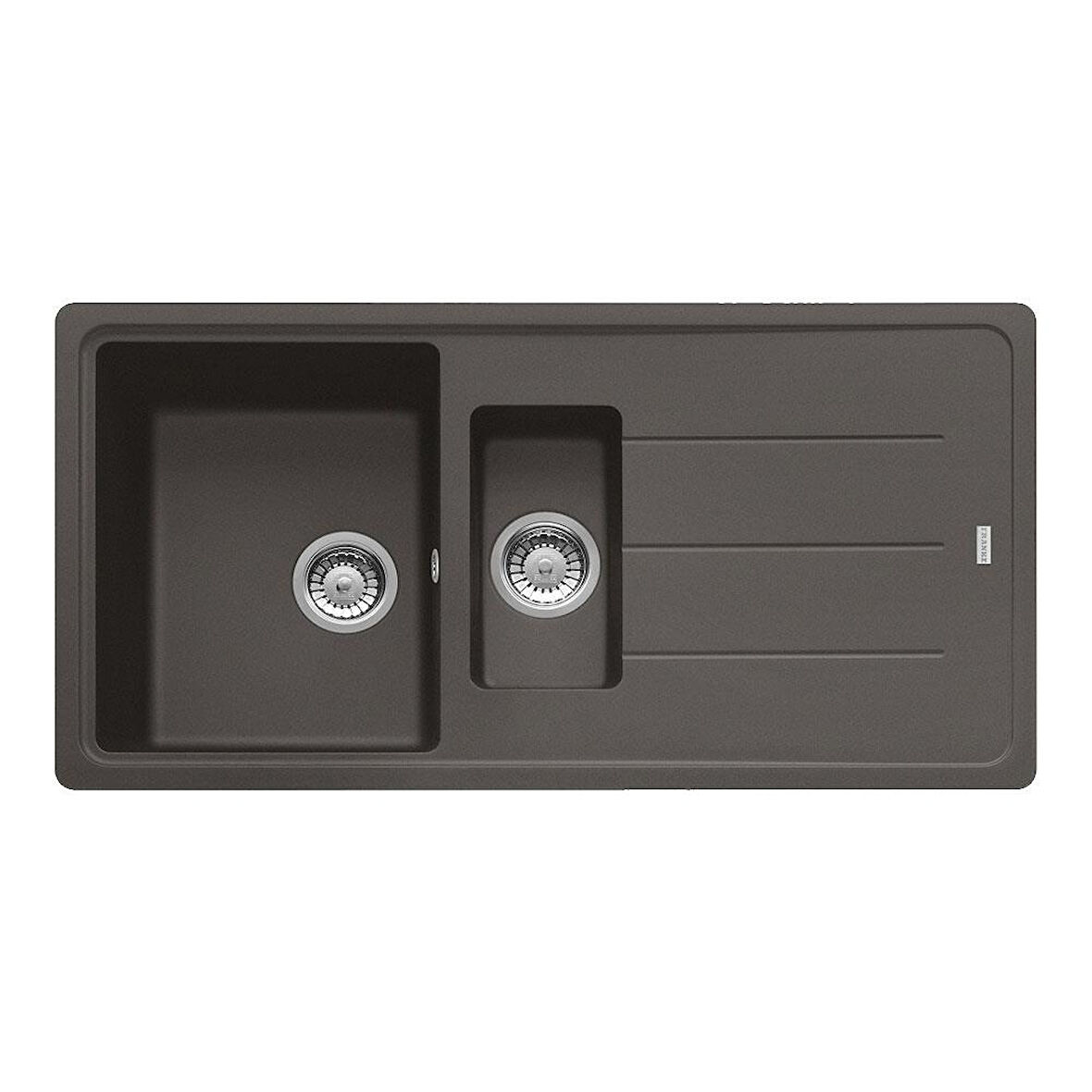 Franke Basis Granit BFG 651 Evye, Slate Grey, 1,5 Hazneli, 97x50 cm
