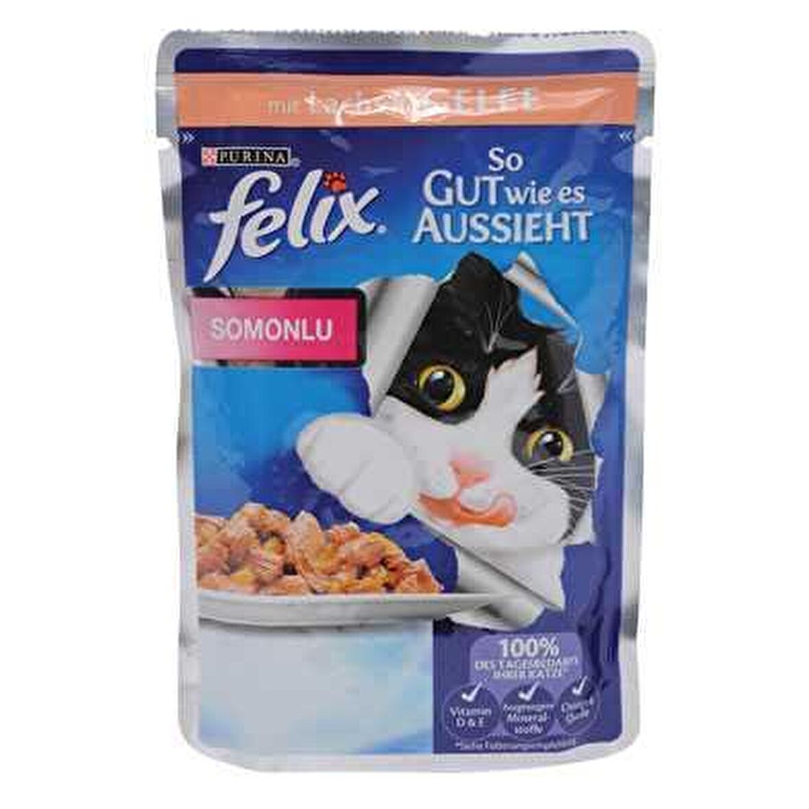 Felix Somonlu Kedi Maması 100 Gr